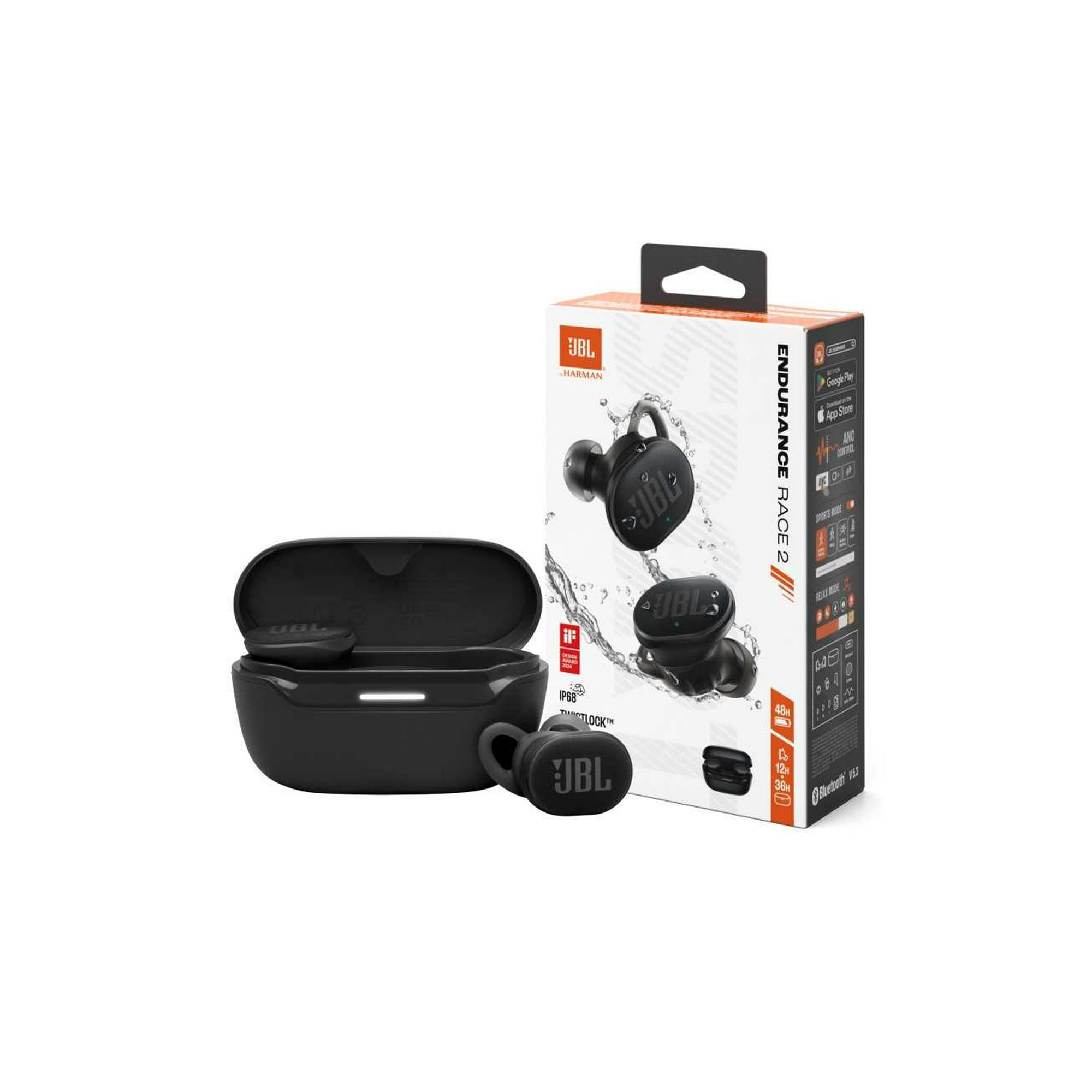 Jbl - Audífonos In-ear Inalámbricos Endurance Race 2 Negro