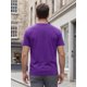 thumbnail image 3 of INSPIRE CHIC Camiseta de Hombre 100% Algodón Manga Corta Camiseta de Verano 4XL Púrpura, 3 of 5