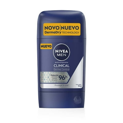 Desodorante En Barra Clinical Dermo Control 54 Ml Nivea Men