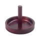 thumbnail image 2 of Cono De Billar De Madera Tazón De Talco Cono Titular De Tiza Para Sala De Juegos Accesorio Rojo, 2 of 5
