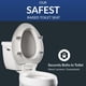 thumbnail image 5 of Asiento de inodoro elevado Bemis Assurance 3 para personas mayores, color blanco, 5 of 9