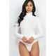 thumbnail image 1 of Body de Cuello Alto Acanalado de Manga Larga, 1 of 9