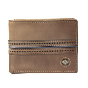 Billetera Borsalino 157 Café/Azul Gino Rodinis