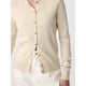 thumbnail image 3 of Cárdigan GAP para mujer, cuello redondo, color marrón claro, color avena jaspeado, talla S, 3 of 4