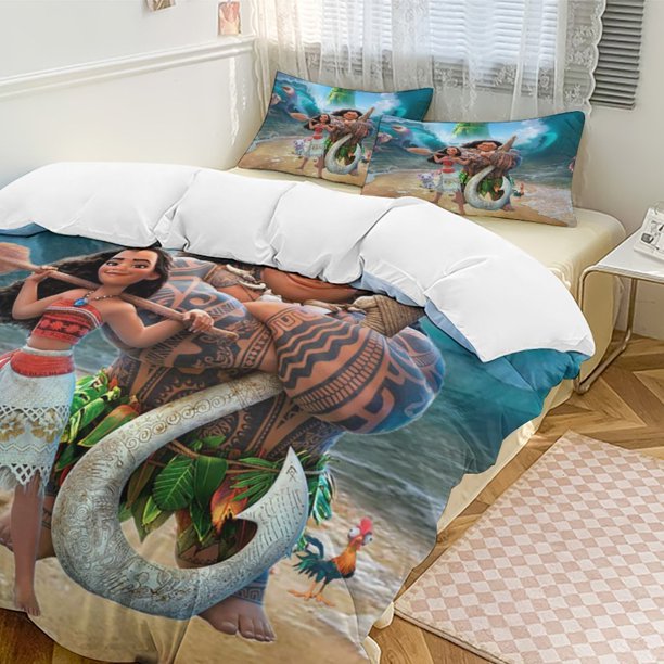 Moana 3-Piece Bedding Set Soft Warm And Comfortable Soft Bed Set for Bedroom