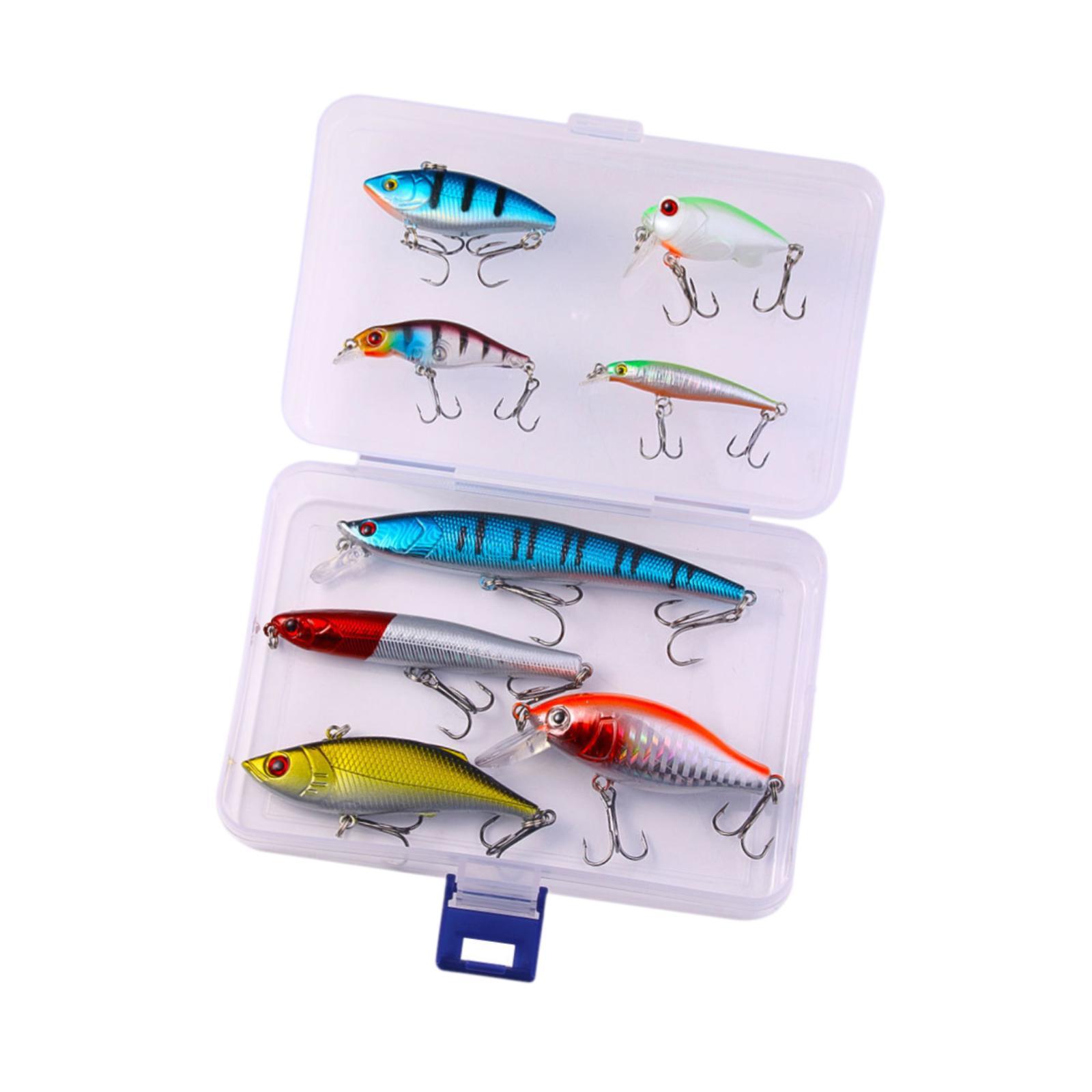 Ioensy - Señuelos De Pesca Multiarticulados, Portátiles Y Realistas, Para Truchas Y Percas En Estanques (8 Unidades)