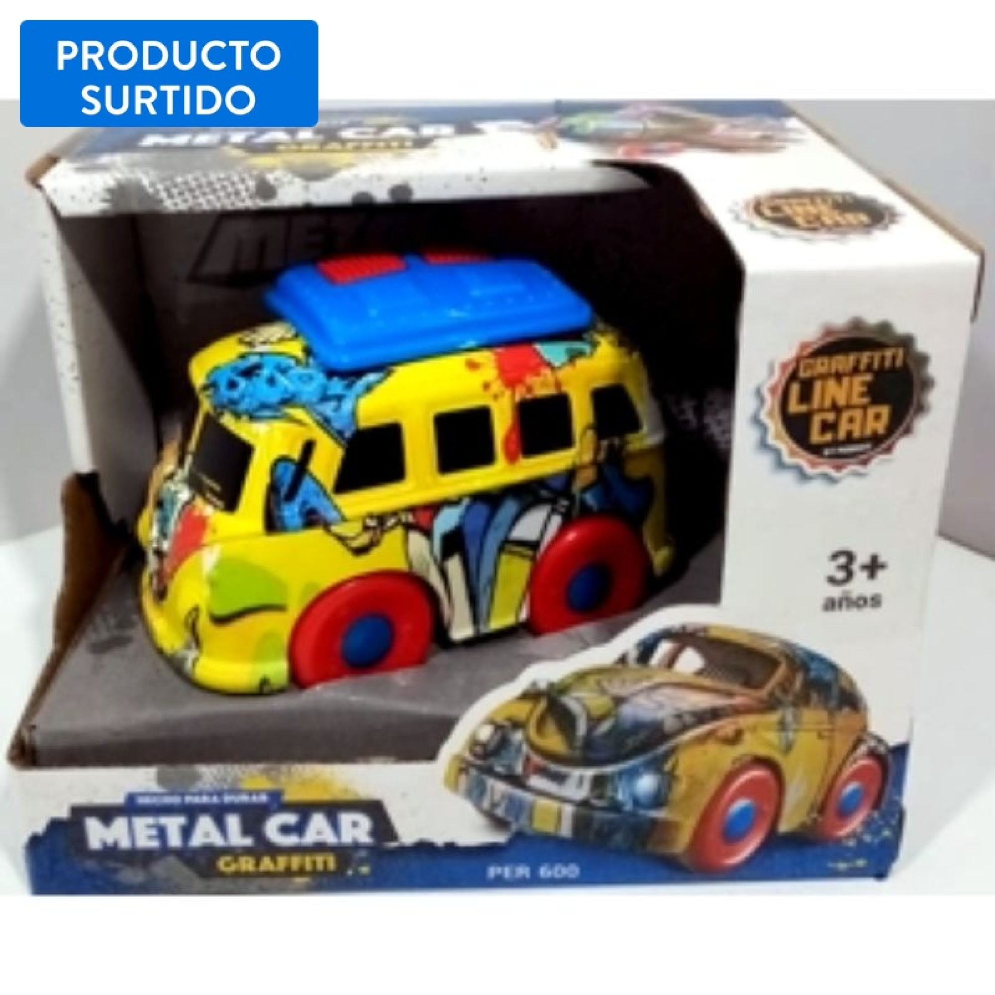 Perrot - Vehiculo Metalico Graffit Surtido 1 Un
