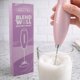 thumbnail image 5 of Espumador de leche eléctrico BlendWell de mano, a pilas, rosa, 5 of 6