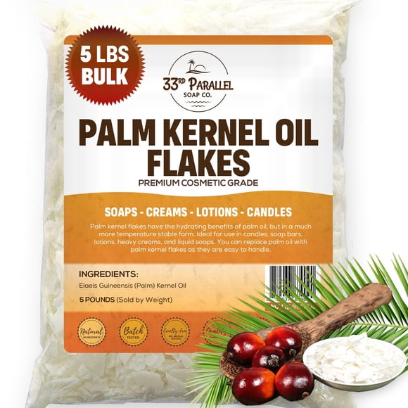 Copos de aceite de palmiste orgánico 33rd Parallel 2,25 kg