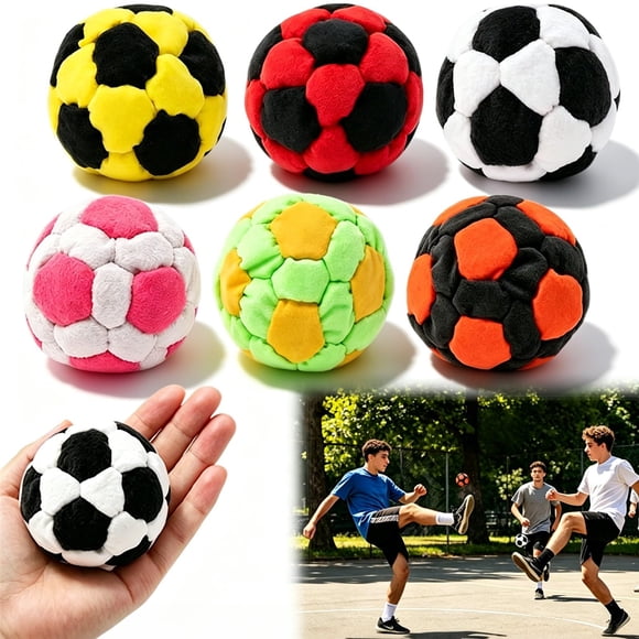 Set de Footbag DANONI con Bolas de Malabares Tejidas a Mano