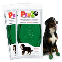 Botas Para Perros Protex Pawz De Goma Impermeables Para Todo Tipo De Clima, Color Verde Xl