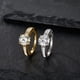 thumbnail image 2 of Anillos de Compromiso de Moissanita de 2 Quilates para Mujer Color D VVS1 Anillo de Diamante de Oro Anillos de Boda de Plata Esterlina S925 para Mujer Anillo de Moissanita, 2 of 7