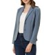 thumbnail image 1 of INSPIRE CHIC Blazer de Trabajo para Mujer con Cuello con Solapa, Manga Larga, Chaqueta de Traje, Gris Azul S, 1 of 7
