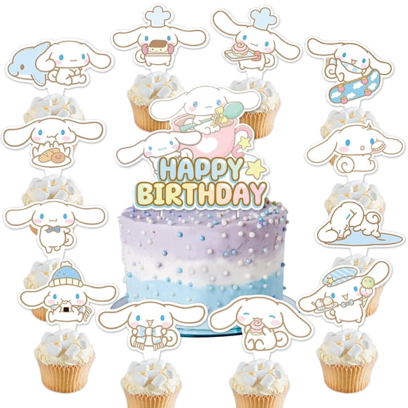 Set de suministros para fiesta de cumpleaños Cinna-morolls con 25 piezas