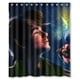 thumbnail image 1 of Cortina de ducha de Peter Pan y Campanilla, juego de cortinas de baño con ganchos, tamaño 60 x 72 pulgadas, 1 of 3