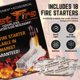 thumbnail image 5 of Chimenea para carbón Fast Fire de acero inoxidable 28 cm +18, 5 of 6