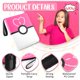 thumbnail image 3 of Carpeta para cartas coleccionables EASYFUN de 900 bolsillos rosa, 3 of 7