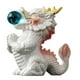 thumbnail image 1 of Figura De Dragón Chino De Cerámica, Mascota De Té En Miniatura Para Amantes Del Té, Color Blanco Ligero, 1 of 2
