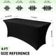 thumbnail image 4 of Mantel Obstal Spandex ajustado de 6 pies, rectangular, negro, 4 of 8