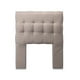 thumbnail image 1 of Respaldo Cama 1 Plaza Lino Beige Alicante CP, 1 of 2