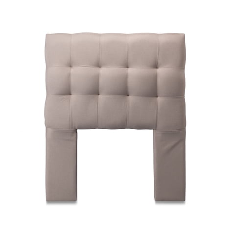 Dgb - Respaldo Cama 1 Plaza Lino Beige Alicante Cp