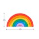 thumbnail image 5 of Juguete para Bebés Arcoiris Apilables de Madera - Fisher Price, 5 of 5