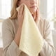 thumbnail image 2 of REGALWOVEN 12" x 12" Paños de Muselina de Algodón, Paños Faciales Reutilizables Suaves y Absorbentes para Baño, Cocina, Gimnasio, Spa, Oficina Amarillo 12pk, 2 of 7