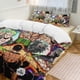thumbnail image 1 of Funda nórdica de cama Roronoa Zoro, divertida, de dibujos animados de anime, ligera, de 3 piezas, edredón, fundas, 1 of 3