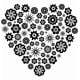 thumbnail image 1 of Decomural Floral Love Heart WS-18533, 1 of 2
