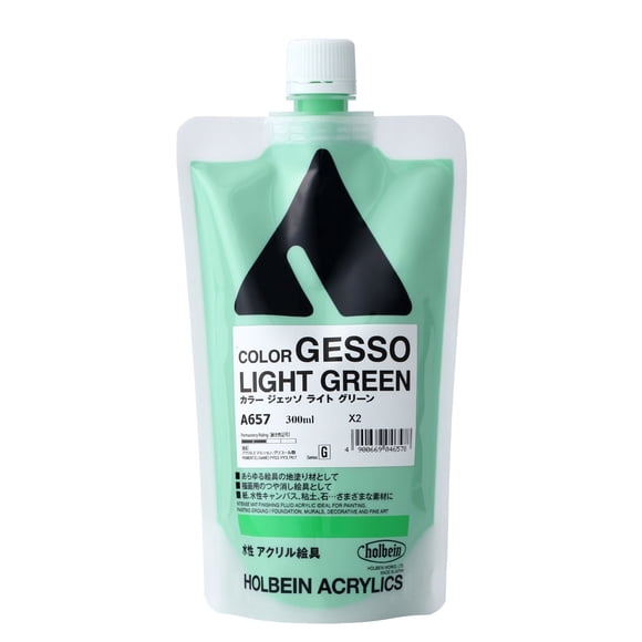 Holbein Color Gesso Light Green 300ml A657