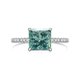thumbnail image 4 of Anillos de Compromiso de Moissanita de 3 Quilates para Mujer, Anillos de Diamante Corte Princesa S925 de Plata Esterlina Color D VVS1, Opción Ideal para Cumpleaños, Aniversario y Ocasiones Románticas, 4 of 10