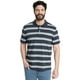 thumbnail image 1 of Polera Hombre Piqué Listada Cuello Camisero Bolsillo Pecho, 1 of 7
