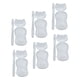 thumbnail image 5 of 6 Hojas De Lona De Plástico De Malla Hechas A Mano Transparentes Para Hacer Bolsas De Manualidades., 5 of 5