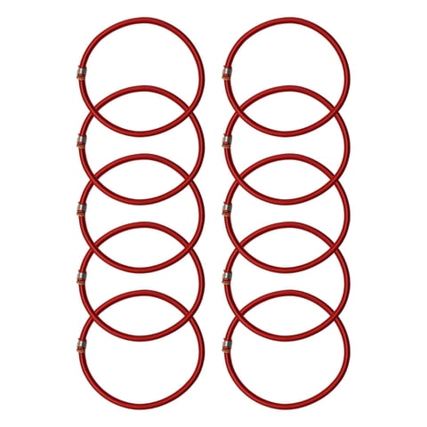Magideal - Cuerda Elástica Para Cama Elástica 10X, Cuerda Elástica, 8 Mm, Muy Elástica, Correas Elásticas De Repuesto, Correas De Tensión Para Cubiertas De Lona, Rojo