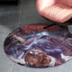 thumbnail image 4 of La Atadura de Isaac Alfombra Redonda de Felpa Coral, Antideslizante, No Desprende Pelusas, Lavable y Duradera para Salón, Dormitorio y Habitación de Niños 60cm, 4 of 6