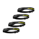 thumbnail image 1 of Pack 4 Linterna Cabeza Recargable Head Lamp Linterna Minero Blanco, 1 of 3