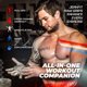 thumbnail image 4 of Agarres de gimnasio JerkFit Raw de 2 dedos, cuero, talla pequeña, 4 of 9