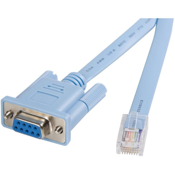 Cable StarTech RJ45 a DB9 de la consola Cisco de 1,8 m M/F