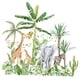 thumbnail image 3 of Calcomanías De Pared De Animales De La Jungla, Murales Modernos Para La Decoración Del Hogar, El Aula Y La Oficina, 3 of 3