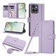 thumbnail image 1 of Funda Cartera para Motorola Edge 50 5G con Bolsillo para Billetes, Morado Claro, 1 of 6