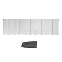 Magideal - Estufa De Camping Parabrisas Aleación De Aluminio Quemador De Gas Protector De Viento Estufa De Gas Parabrisas Estufa De Campamento Protector De Vient 10 Platos