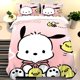 thumbnail image 1 of x691 Bed SheetsCartoon Pacha Dog Soft Home Textile Polyester Digital Printed Products Size Duvet Cover Bedspread Pillowcase Bedroom Set 3-Piece Bedding Set (1 Duvet Cover + 2 Pillow Shams) nj691, 1 of 5