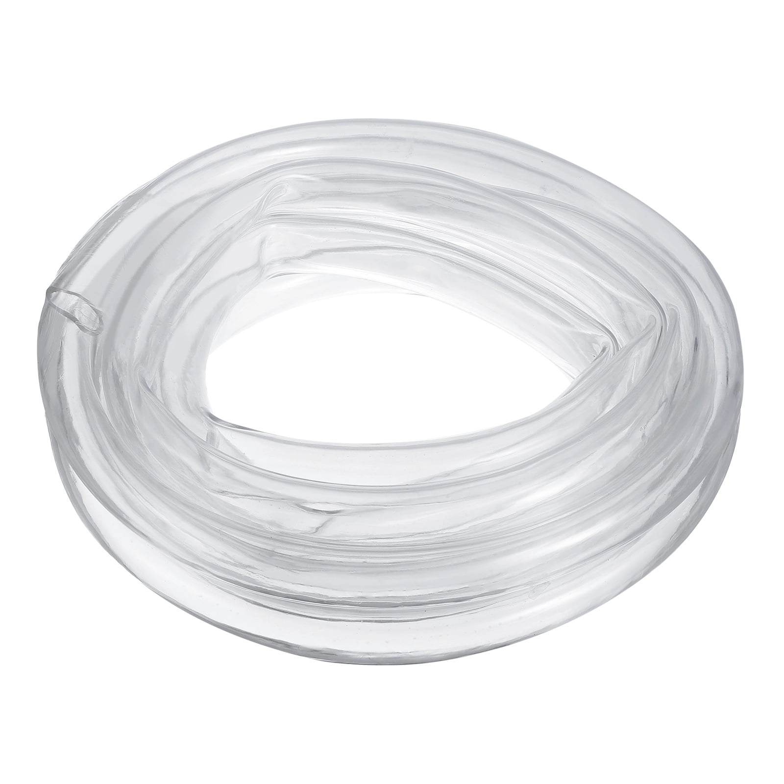 Manguera Transparente Uxcell, Tubo de Plástico Flexible para Agua Manguera de Vinilo Ligera - Adecuada para (Jardín/Piscina/Bomba/Acuario/Tanque de Peces), 0.79"(20mm) DI & 0.98"(25mm) DE & 16.4ft