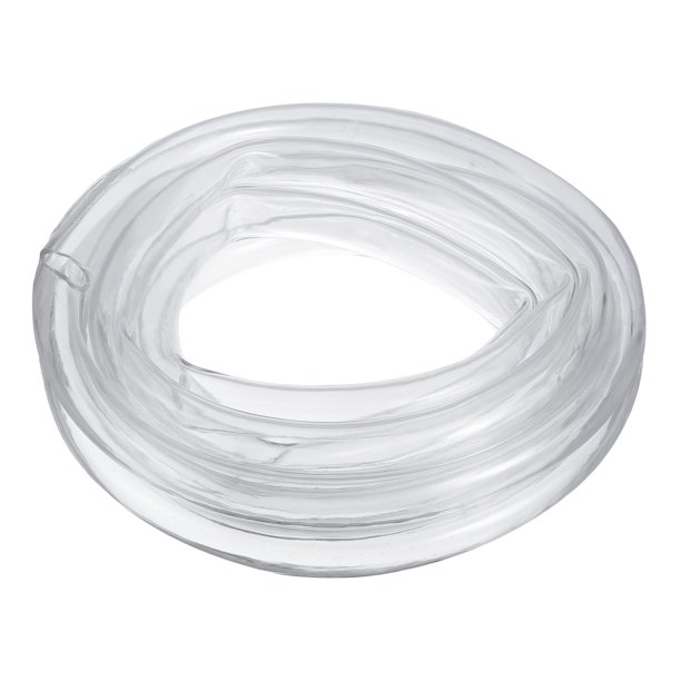 Manguera Transparente Uxcell, Tubo de Plástico Flexible para Agua Manguera de Vinilo Ligera - Adecuada para (Jardín/Piscina/Bomba/Acuario/Tanque de Peces), 0.79"(20mm) DI & 0.98"(25mm) DE & 16.4ft