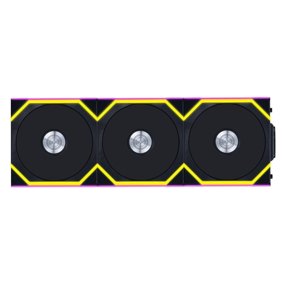 Fan Lian Li UNI Fan SL inalámbrico ARGB de 120 mm, paquete triple negro