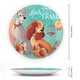 thumbnail image 2 of La dama y el vagabundo Plato decorativo de porcelana fina (bone china), plato decorativo de cerámica para hogar, oficina, soporte de pared, platos decorativos para dormitorio - 6 pulgadas (15 cm), 2 of 6