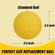thumbnail image 2 of Juego de 6 bolas Spike Viminston amarillas con bomba, 2 of 6