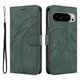 thumbnail image 1 of Funda tipo cartera con tapa para Google Pixel 9 Pro XL con tarjetero, soporte y cubierta magnética Verde, 1 of 5