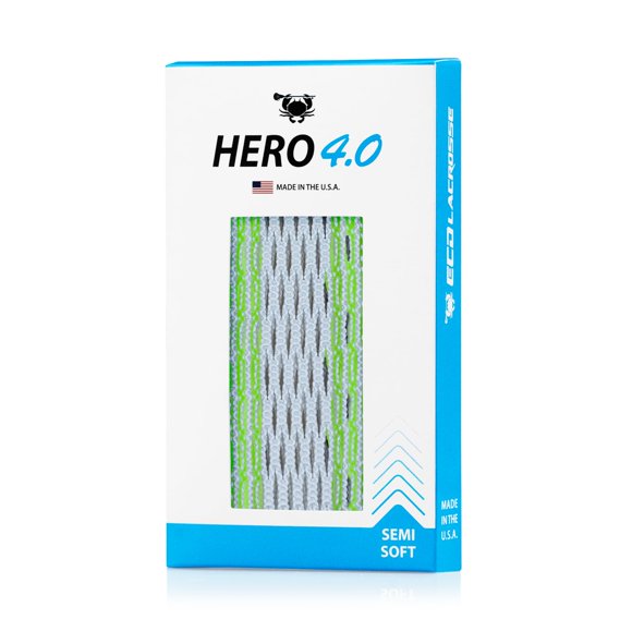 Malla de Lacrosse ECD Lacrosse Hero 4.0 Verde Neón Storm Striker