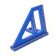 thumbnail image 2 of Regla Del Triángulo De Regla De Medición De ángulo Múltiple Para Elaborar El Uso Del Hogar De La Madera 8.5x7.9x11.2cm Azul Métrico, 2 of 5
